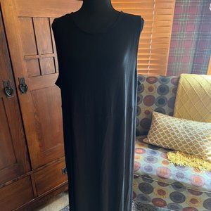 J. Jill Basic Black Sleeveless Maxi Dress Size XL